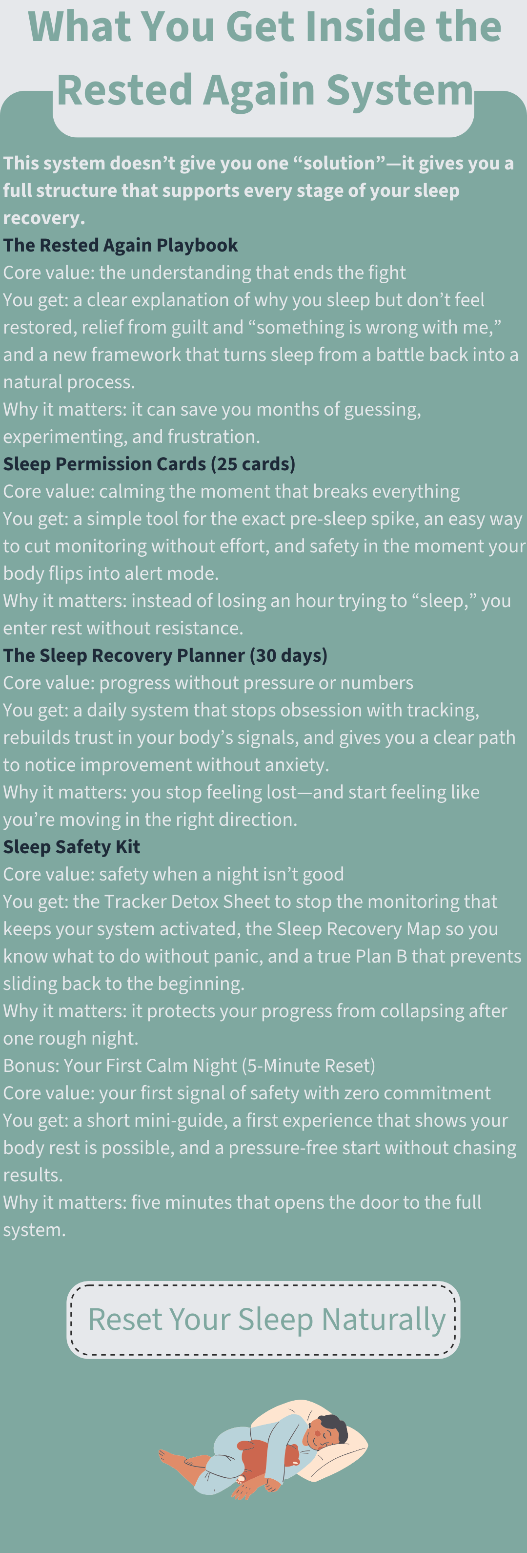 You Sleep… But Still Feel Tired? – RESTED AGAIN